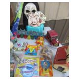 LG Lot of Vintage Toys: Fisher Price, Steel vehicles, Disney Dalmation 101 in Box, Game Board, Ertl, Games, Ginny Carry Case & more