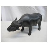 Lot of 4 Vintage Elephant Figurines and Water Buffalo. Home Decor