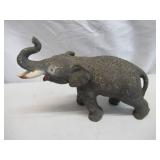 Lot of 4 Vintage Elephant Figurines and Water Buffalo. Home Decor