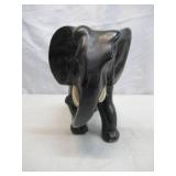 Lot of 4 Vintage Elephant Figurines and Water Buffalo. Home Decor