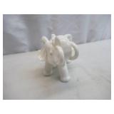 Lot of 4 Vintage Elephant Figurines and Water Buffalo. Home Decor