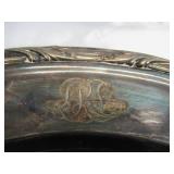 Lot of Vintage Silver Plate items: Platters, Oval Covered Dishes and more