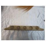 Lot of Vintage Wicker & Wood Household Items: Baskets, Lazy Susan, wooden Antique Spigot, and more