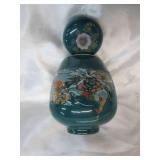 Lot of Vintage Ceramic Decorative Items: Painted Plate, Teapot, Coffee pot w/ Sugar & Creamer, Ashtrays, Creamers and more