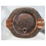 Lot of Brass tone Items: Large pot, Cup & Saucer, Trivets, Candle holders & Snuffer and more