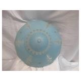 Lot of Vintage Lighting Components: Glass Lamp shades, Chimneys, Ceiling Light Shade.