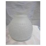 Lot of Vintage Lighting Components: Glass Lamp shades, Chimneys, Ceiling Light Shade.