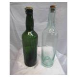 Lot of Vintage Glass Bottles & Jars. Collectible