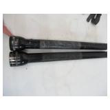 Lot of Various hand held Flashlights, Headlamps and more