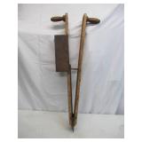 Antique Primitive Hand Corn Planter.  Primitive Collectible Farm Tool. Farmhouse Decor