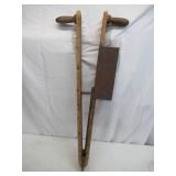 Antique Primitive Hand Corn Planter.  Primitive Collectible Farm Tool. Farmhouse Decor