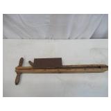 Antique Primitive Hand Corn Planter.  Primitive Collectible Farm Tool. Farmhouse Decor