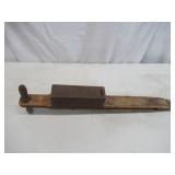 Antique Primitive Hand Corn Planter.  Primitive Collectible Farm Tool. Farmhouse Decor