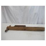 Antique Primitive Hand Corn Planter.  Primitive Collectible Farm Tool. Farmhouse Decor