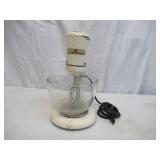 Vintage 1940s General Electric 3 Beater Stand Mixer Collectible