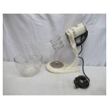 Vintage 1940s General Electric 3 Beater Stand Mixer Collectible
