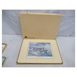 Lot of Vintage Birds Cards, Placemats, Auto Bridge Game ,Cards Signed by Richard Bishop & Sweeney in unopened in original boxes/packaging