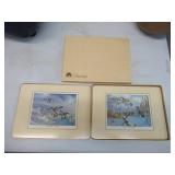 Lot of Vintage Birds Cards, Placemats, Auto Bridge Game ,Cards Signed by Richard Bishop & Sweeney in unopened in original boxes/packaging