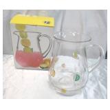 Lot of Citrus Themed Drinkware Sets. 2 are New in original boxes. Oranges Limes Lemons