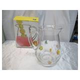 Lot of Citrus Themed Drinkware Sets. 2 are New in original boxes. Oranges Limes Lemons