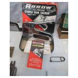 Lot of Vintage Hand Tools & Hardware: Staple Guns, Screw Drivers, Pliers, Files and more