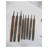 Vintage Lot of Metal Files & Rasps. Some with wood handles. Woodworking Tools.