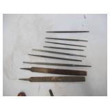 Vintage Lot of Metal Files & Rasps. Some with wood handles. Woodworking Tools.