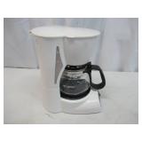 Lot of Kitchen / Coffee Items: 2 Metal Wall Mount Racks with Hooks, Mr. Coffee 4 Cup Coffee Maker.