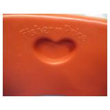 Lot of Vintage Toys: Fisher Price Chairs, Barbie Doll, Halloween Makeup, Wigs, Child