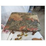 Lot of Vintage Home Decor: Stool, Shelf, Picture Frames, Photo Album, Decorative Boxes and more