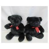 Lot of Teddy Bears & Teddy Bear Lamp. 1986 Santa Bear