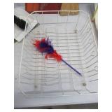 Lot of Vintage Cleaning Tools: Dustpans, Dishrack & Drainer