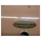 Vintage 1930s Metal Heating Lamp Pink/Peach. Works!