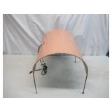 Vintage 1930s Metal Heating Lamp Pink/Peach. Works!
