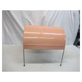 Vintage 1930s Metal Heating Lamp Pink/Peach. Works!