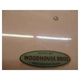 Vintage 1930s Metal Heating Lamp Pink/Peach. Works!