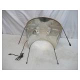 Vintage 1930s Metal Heating Lamp Pink/Peach. Works!