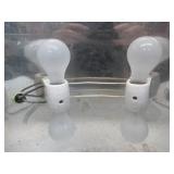 Vintage 1930s Metal Heating Lamp Pink/Peach. Works!