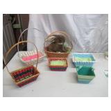 Easter Decorations: Easter Egg Tree, Baskets, Easter Grass, Eggs and more.