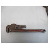 Lot of Pipe Wrenches and more