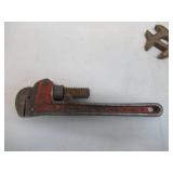 Lot of Pipe Wrenches and more