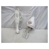 Lot of 2 Small Appliances: Electric Mixer & Toastmaster Hand Mixer