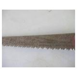 Lot of Vintage Hand Saws, Miter box, Coping Saws & various blades.