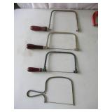 Lot of Vintage Coping Hand Saws, Replacement blades, 1 is Stanley