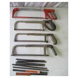 Lot of Vintage Coping Hand Saws, Replacement blades, 1 is Stanley