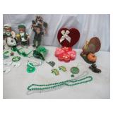 Lot of Holiday Decorations: St Patrick