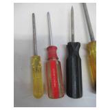 Lot of Hand Tools: Wrenches, Screw Drivers, Drill, Rachets and more