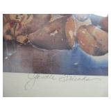 Framed Watercolor Art Print by Lois Osterberg "Gentle Bears" Local Wisconsin Artist