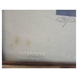 Framed Watercolor Art Print by Lois Osterberg "Gentle Bears" Local Wisconsin Artist