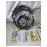 Lot of Gardening Items: Irrigation, Tubing and more
